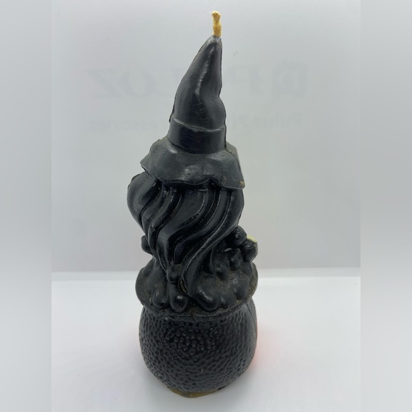 Vintage Gurley Halloween Candle Witch in Bubbling Cauldron Glow In The Dark - Picture 3 of 6